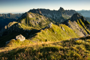 View of the Zaluandakopf to the Zimba to the north View of the Zaluandakopf to the Zimba to the north